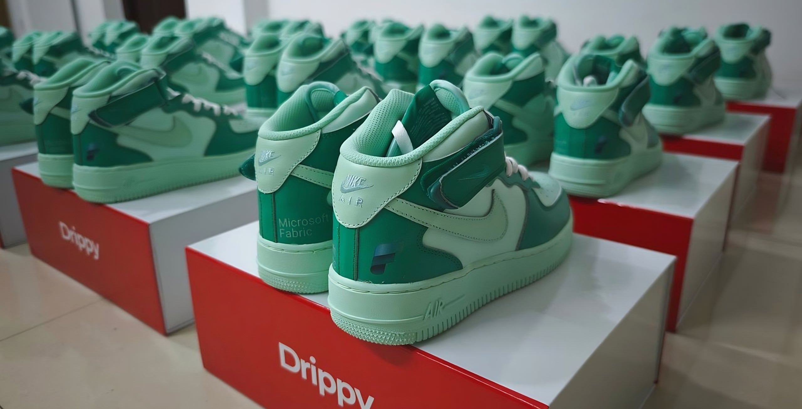 210 Air Force 1 Mid for Microsoft Fabric
