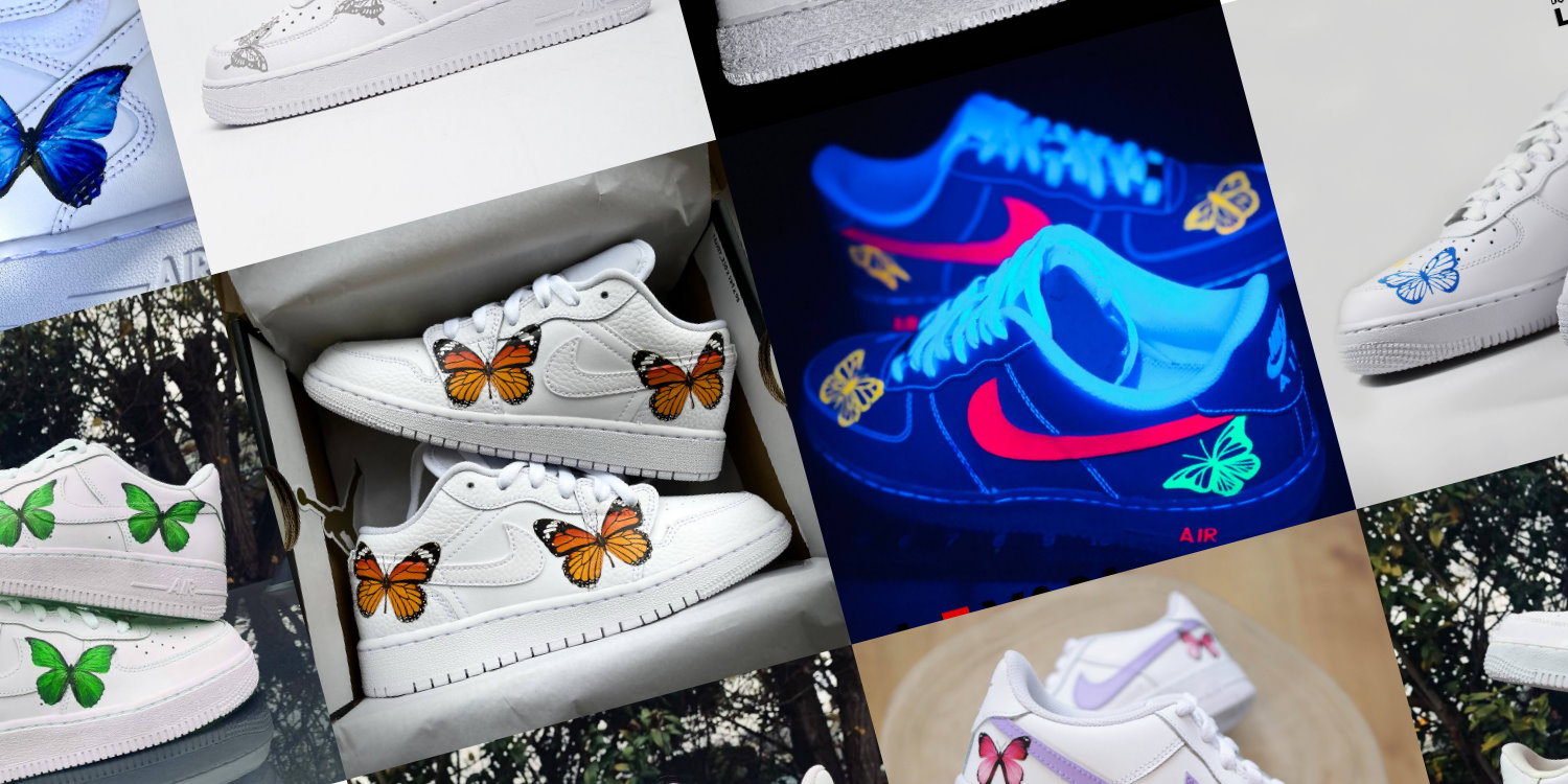 Custom Butterflies Air Force 1