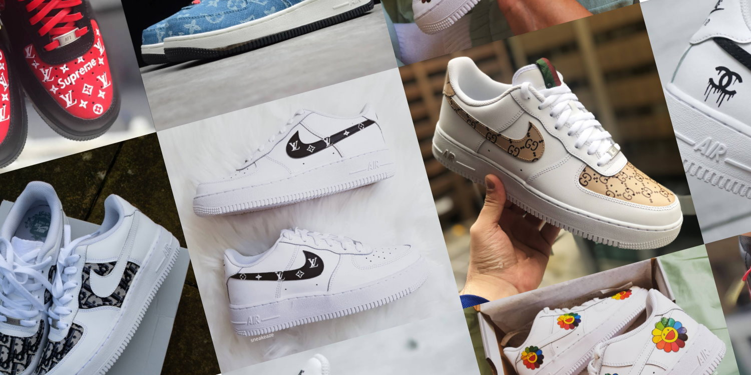 Custom Brand-inspired Air Force 1