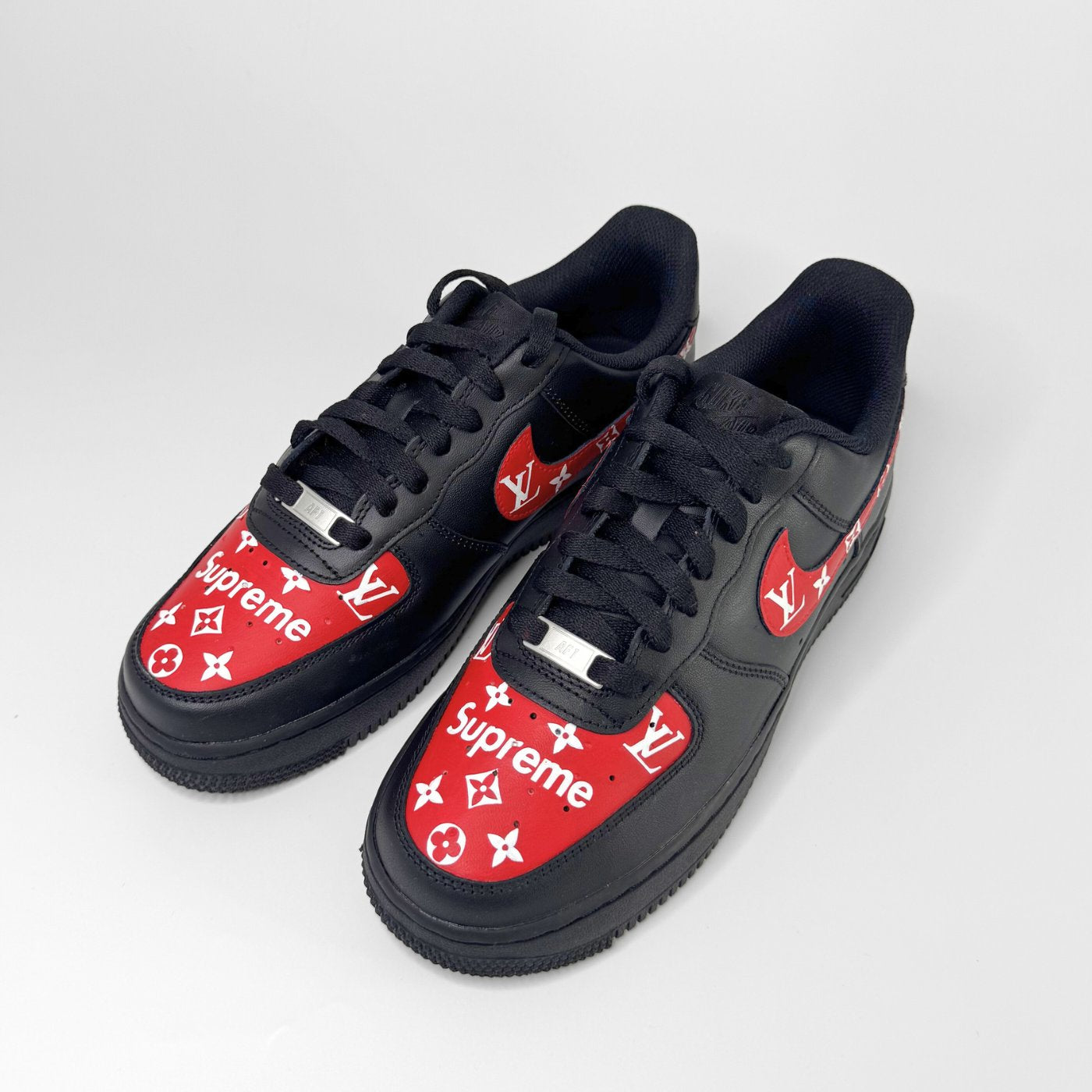 Supreme x LV Black Air Force 1