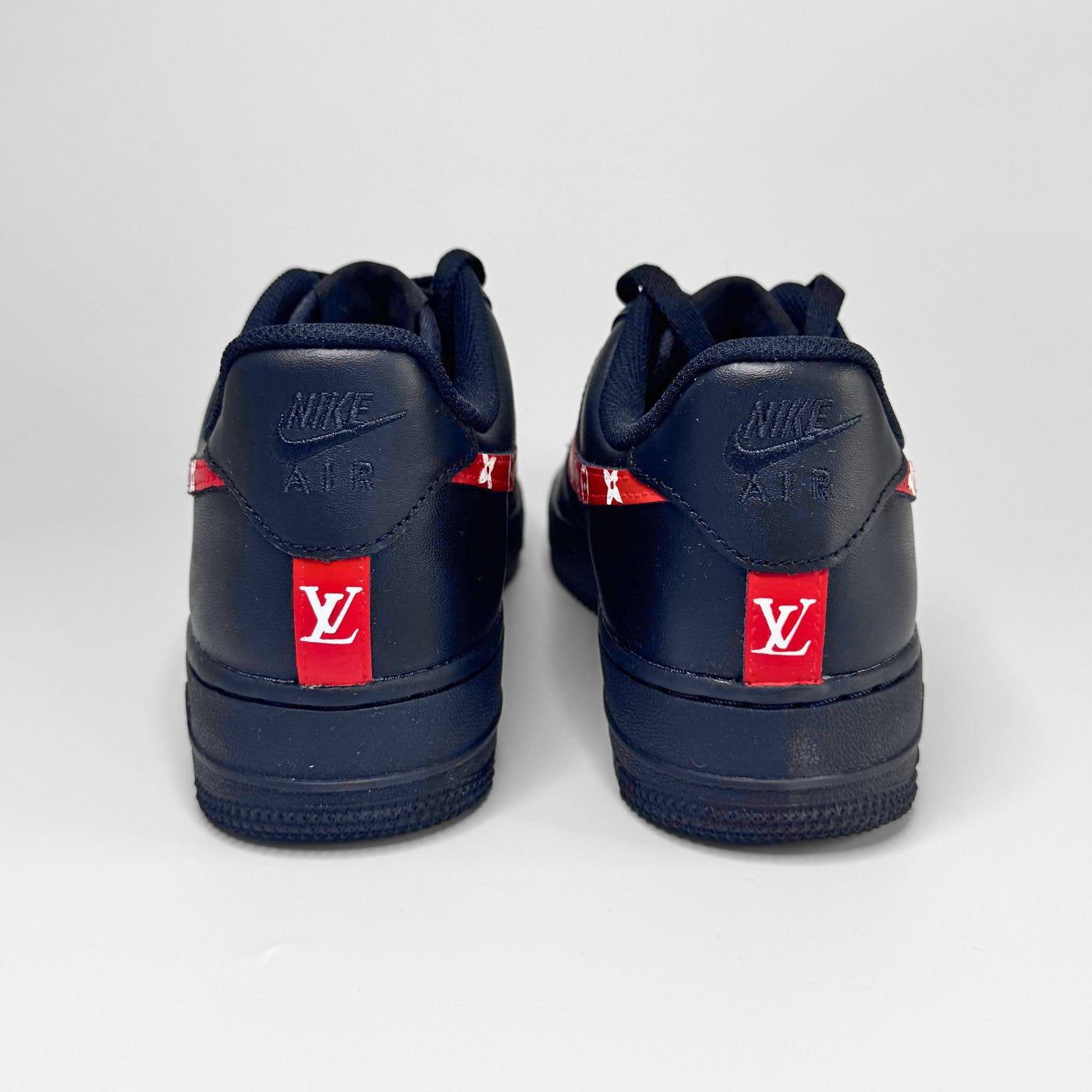 Supreme x LV Black Air Force 1