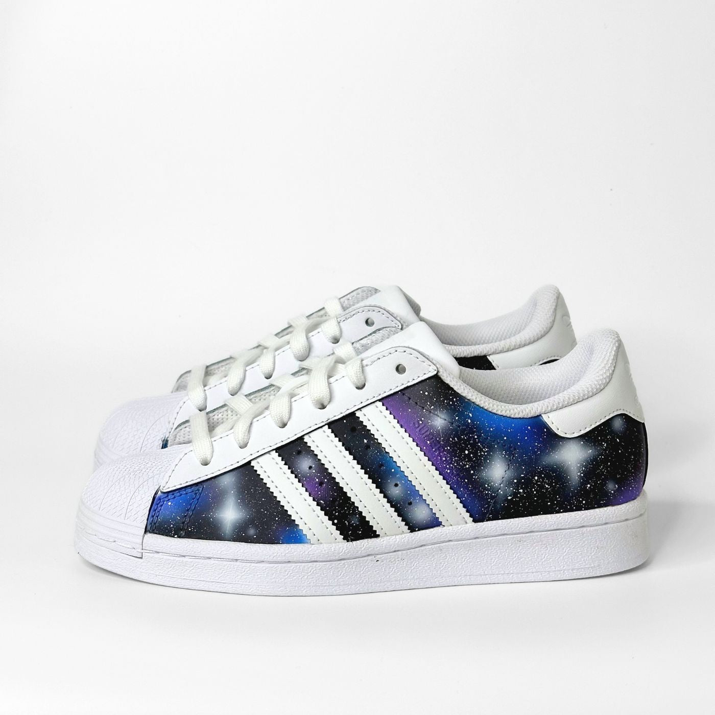Blue Galaxy Adidas Superstar