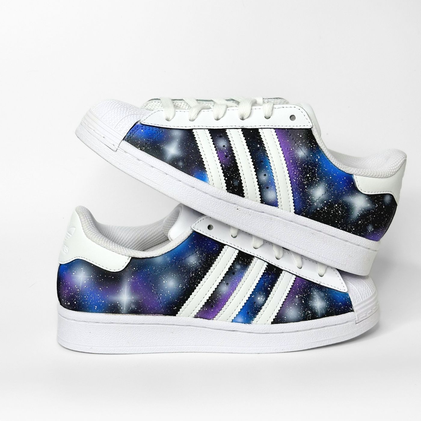 Blue Galaxy Adidas Superstar