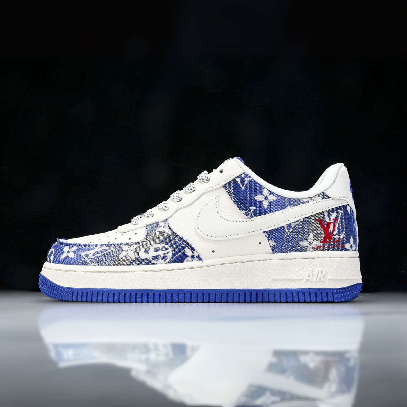 Indigo Stitch LV Air Force 1
