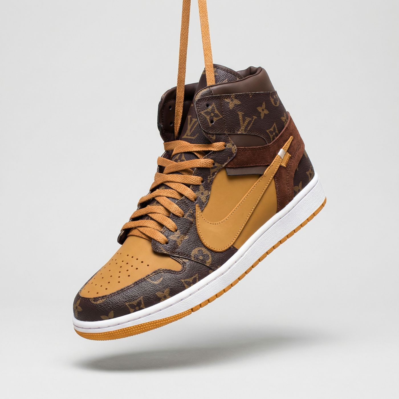 New Off-Louis LV Air Jordan 1