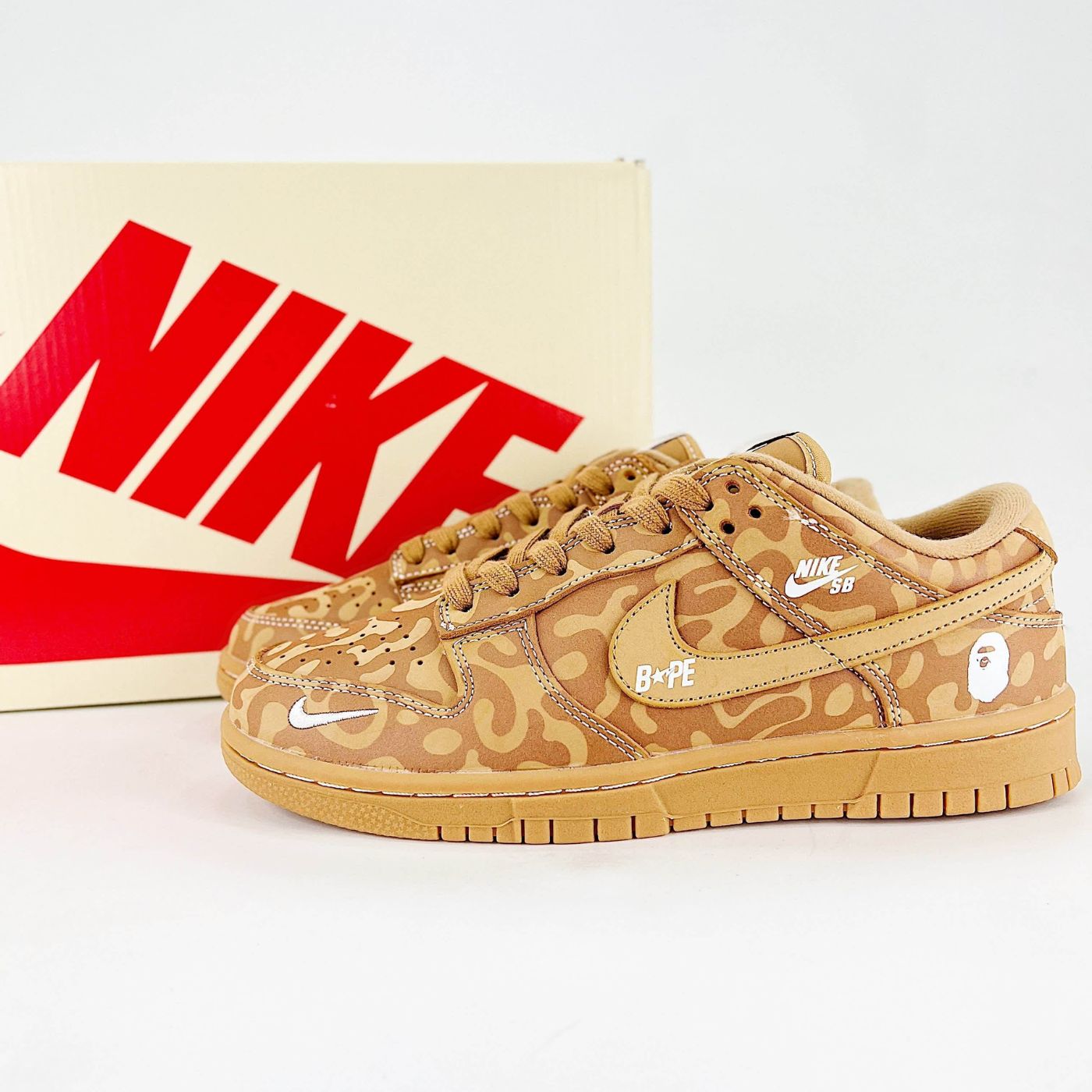 Desert Bape Dunks Low