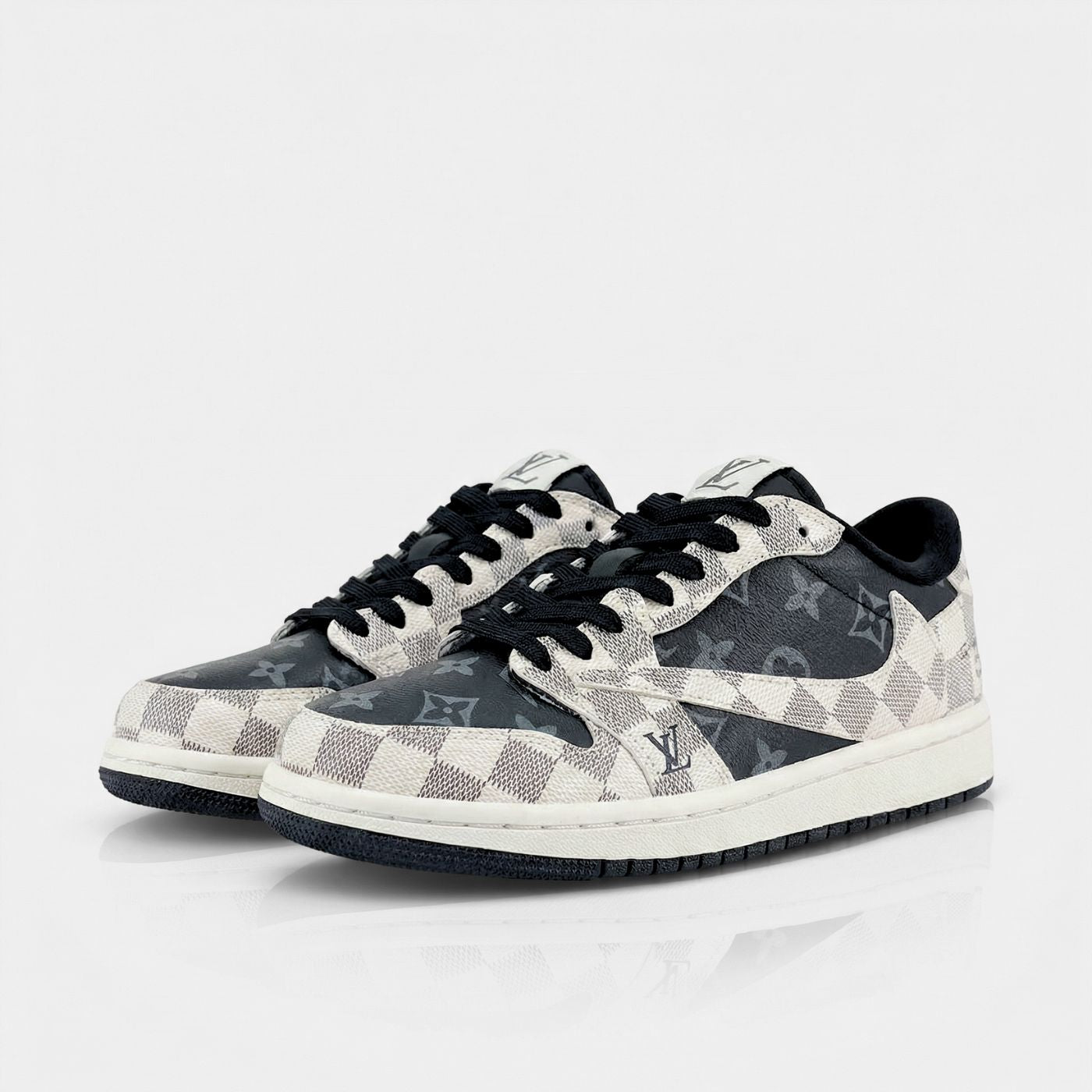 Royal Black LV Air Jordan 1