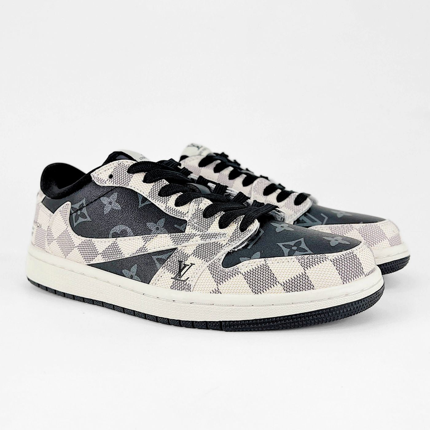 Royal Black LV Air Jordan 1