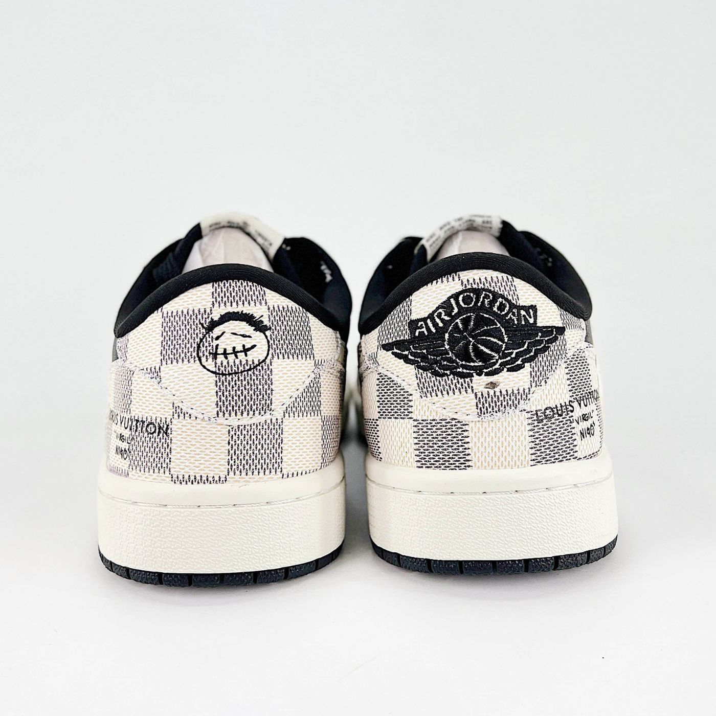 Royal Black LV Air Jordan 1