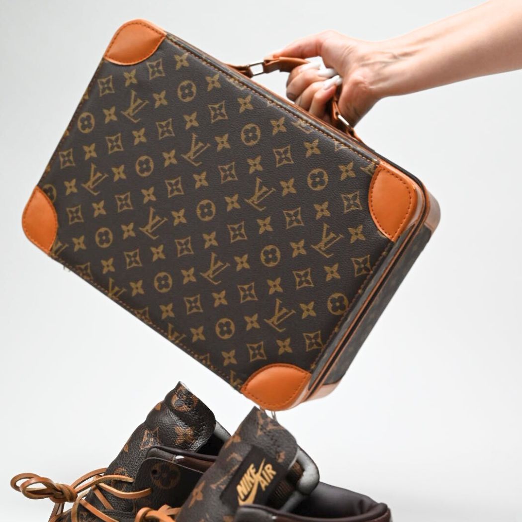 Custom LV Shoe Case