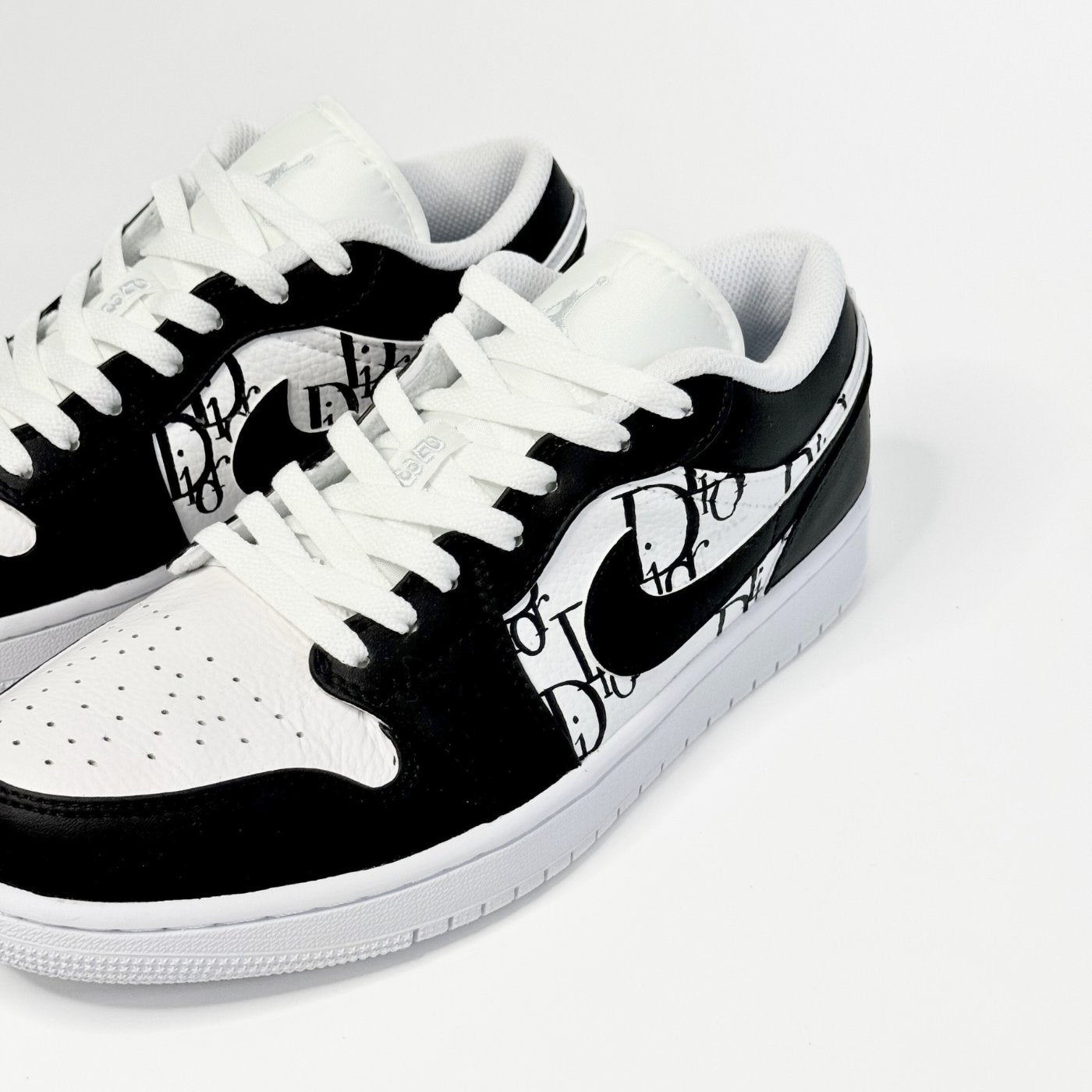 Black Dior Jordan 1 Low