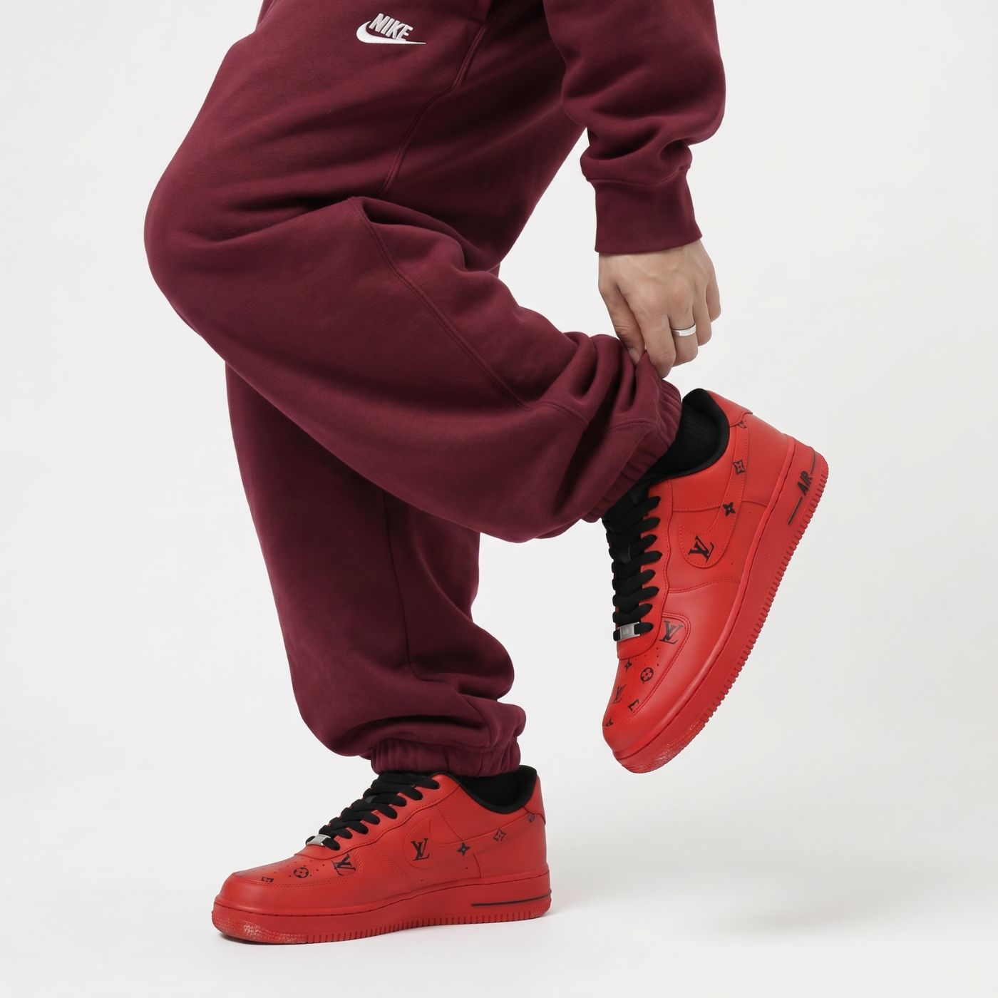 Cherry LV Air Force 1’s