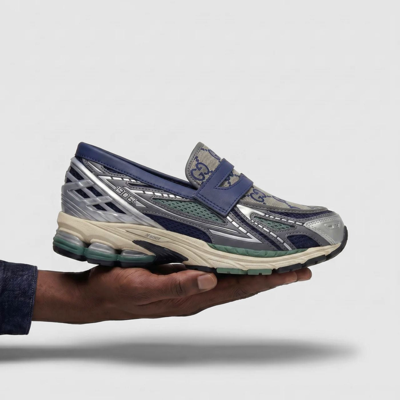Dark Navy GG New Balance 1906L Loafers