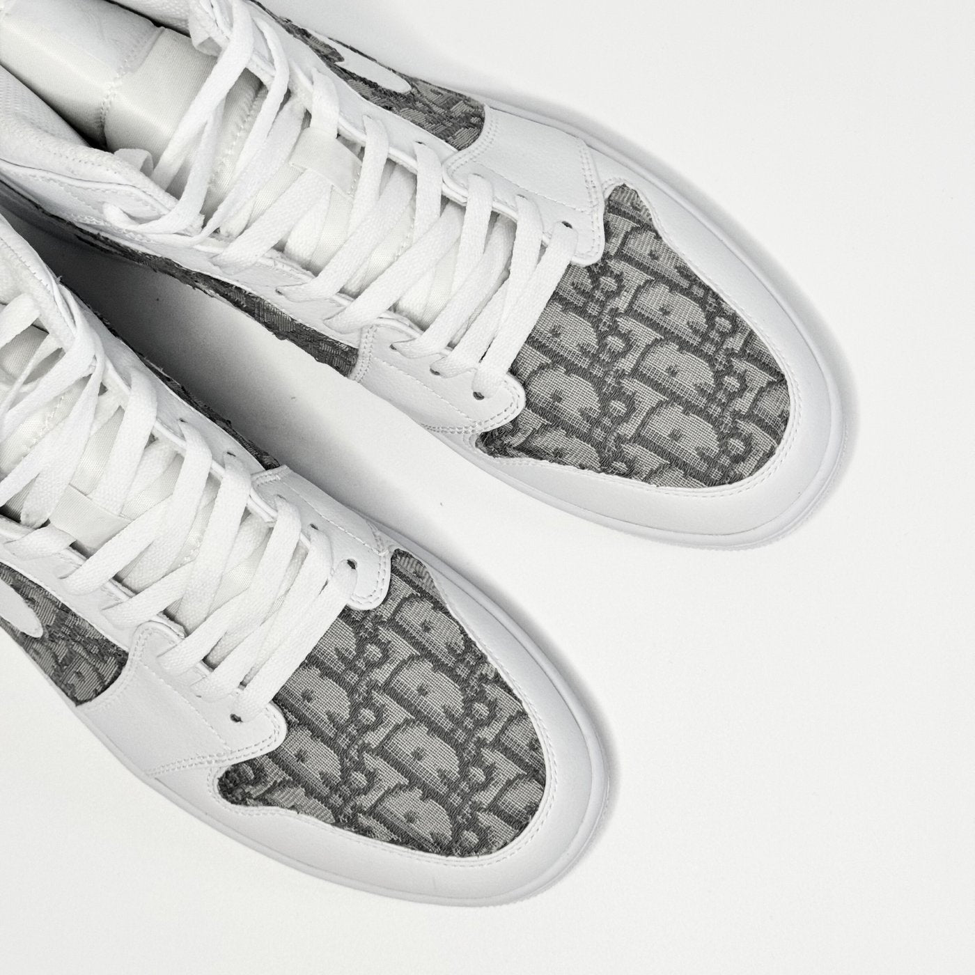 Dior Gray Jordan 1 Mid