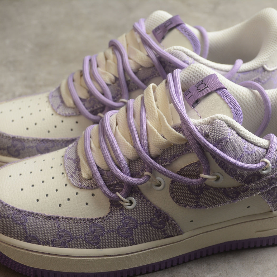 GG Canvas Purple Air Force 1