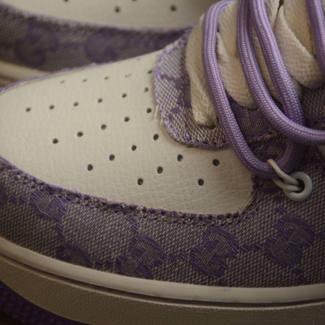 GG Canvas Purple Air Force 1