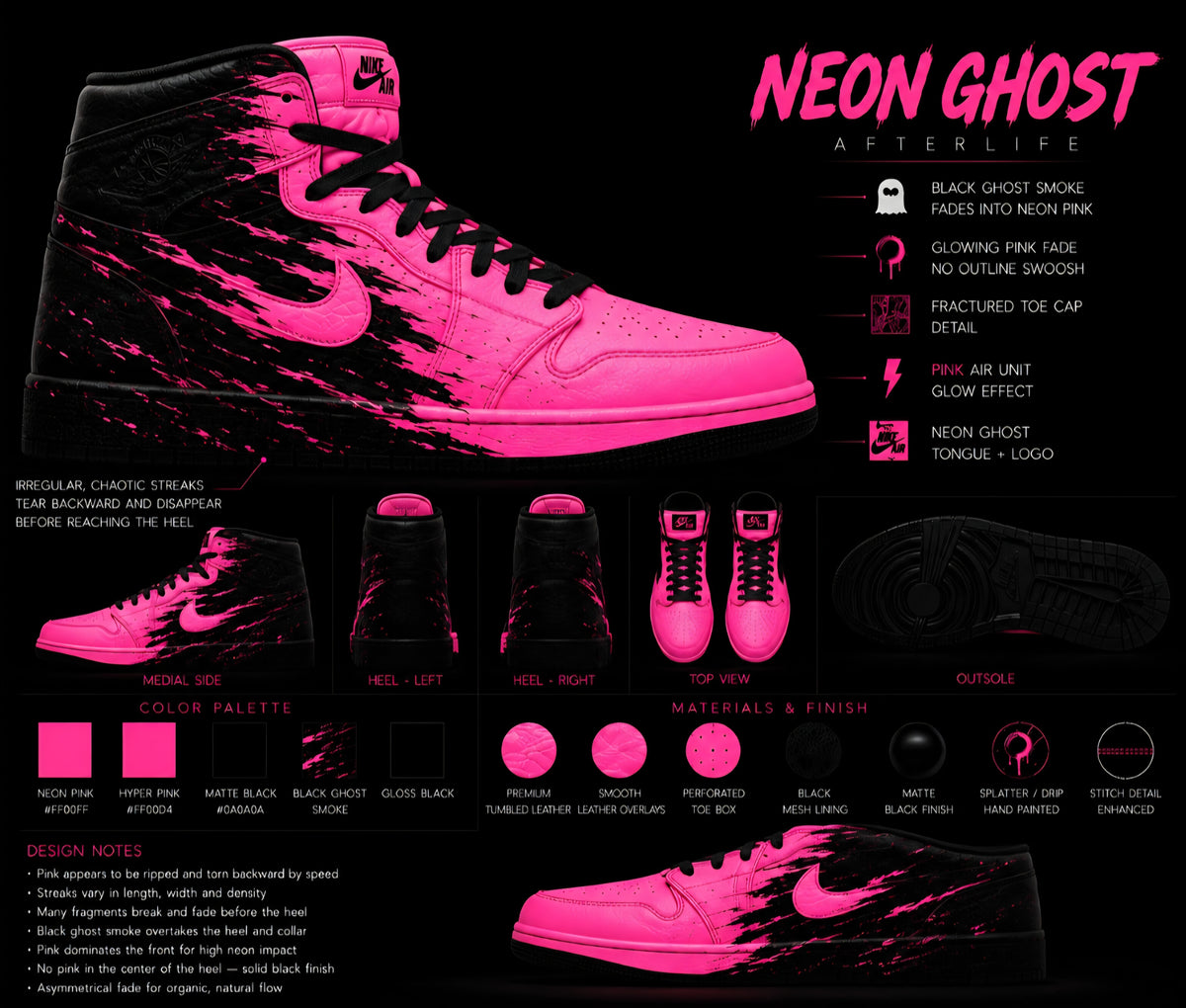 Custom Design Neon Ghost