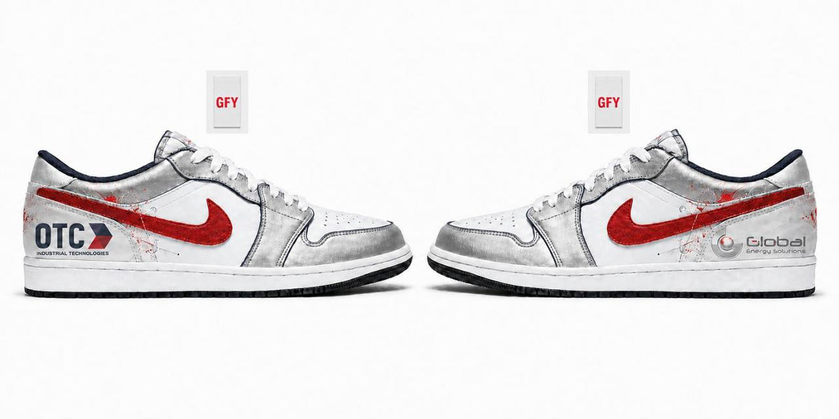 Custom White Air Jordan 1 Design #13497