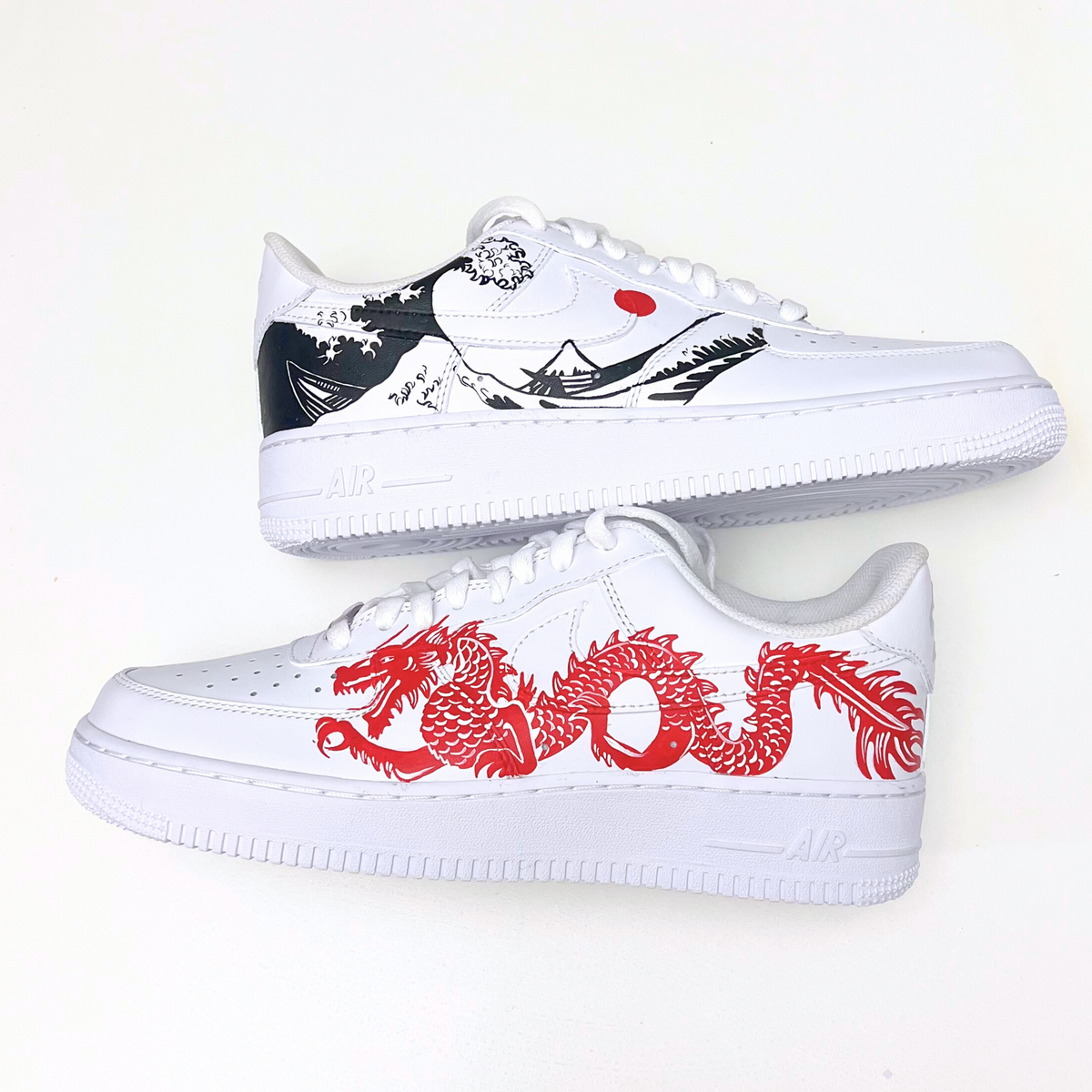 3 styles custom air force 1 sneakers Cartoon Custom Air Force 1 Sneakers - Fun and Unique! main image 4