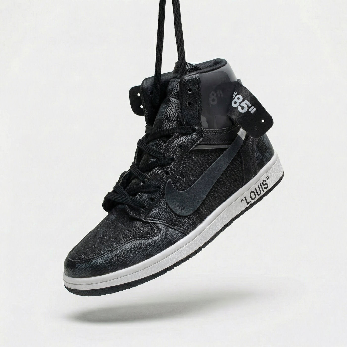 Black Off-Louis LV Jordan 1