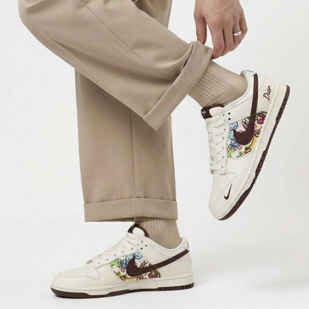Vintage Dior Graffiti Dunk Low