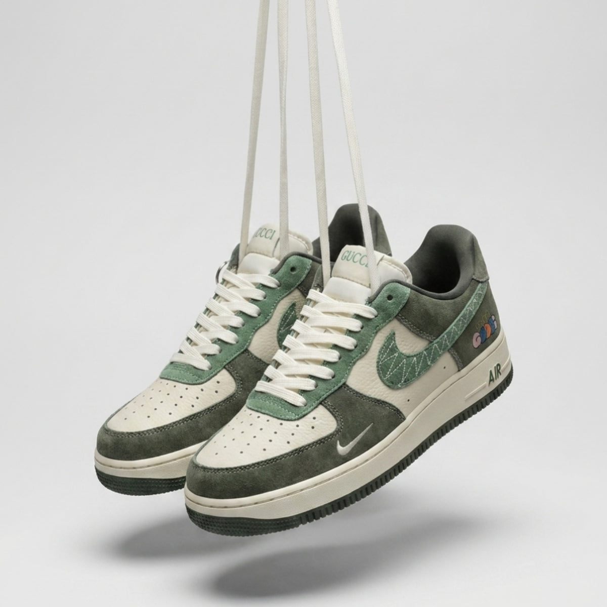 Olive Gucci Air Force 1