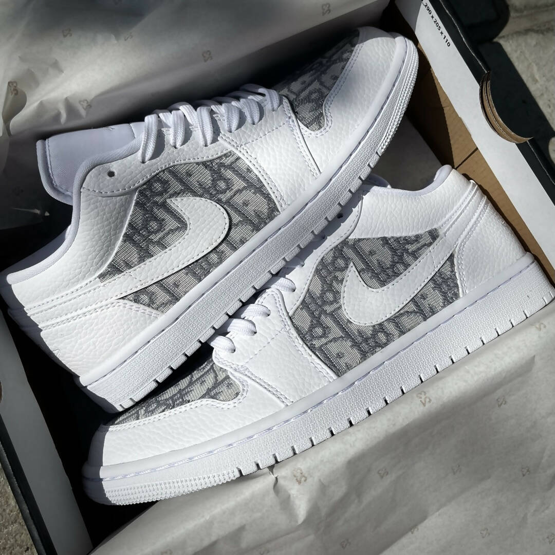 'Dior Gray' Jordan 1 Low