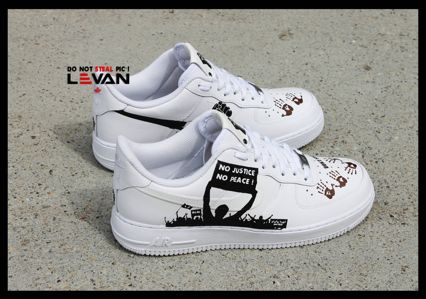 'BLM GEORGE FLOYD' Air Force 1
