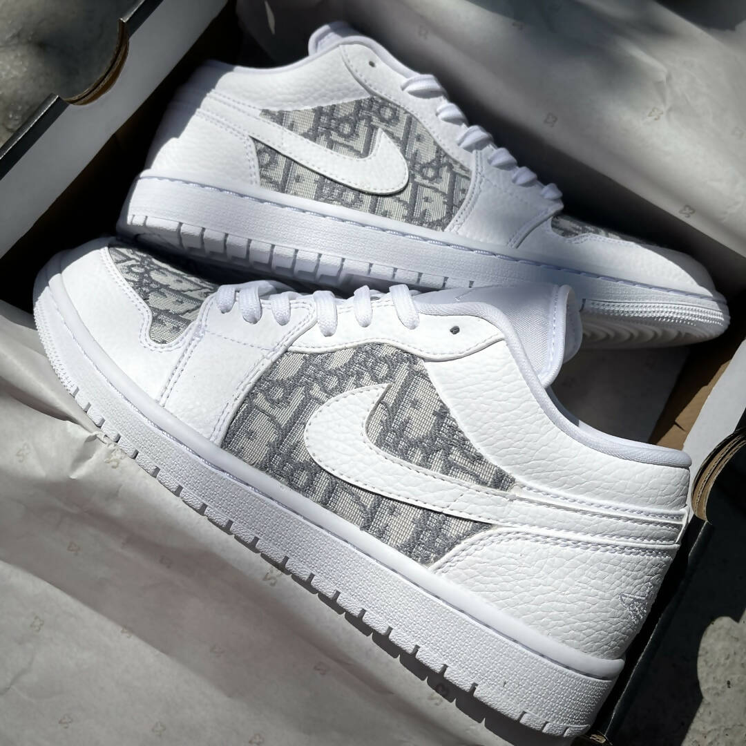 'Dior Gray' Jordan 1 Low