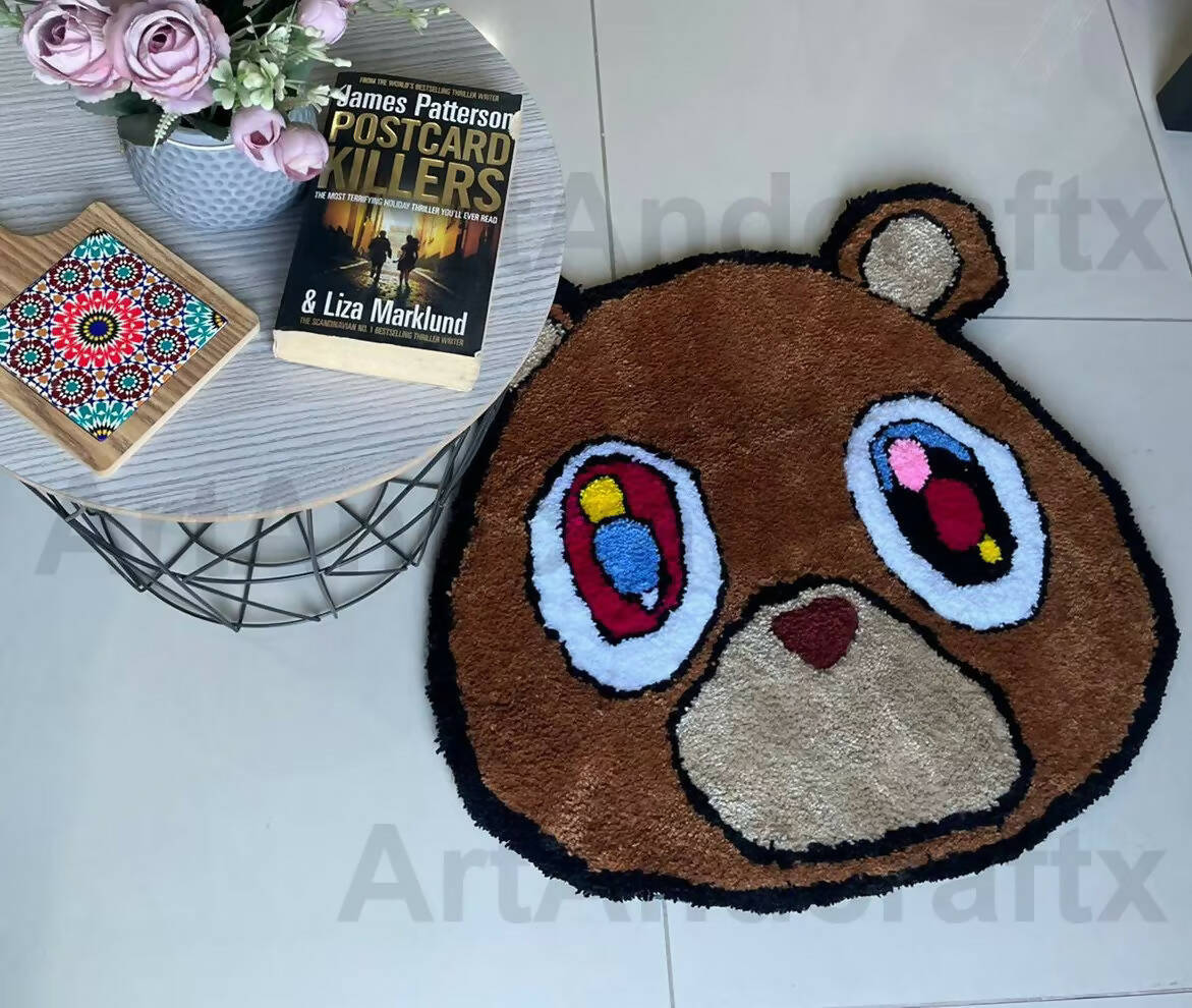 Kanye Graduation Bear Custom Rug