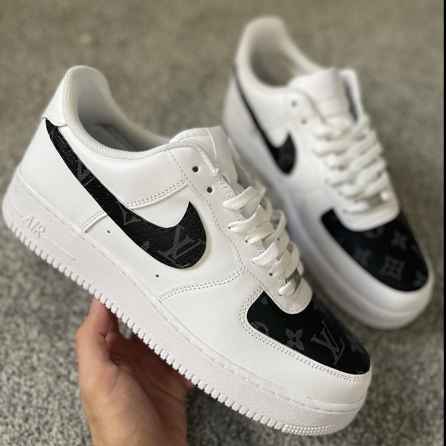 'LV Swoosh Fabric Inspired' Air Force 1