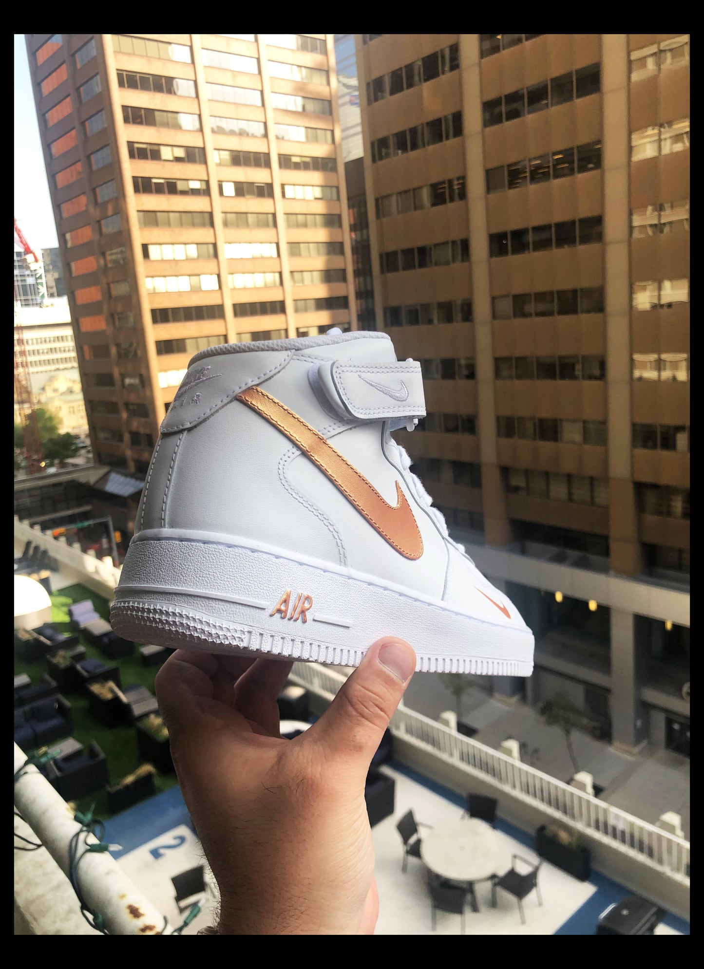 'Rose Gold' Air Force 1 Mid