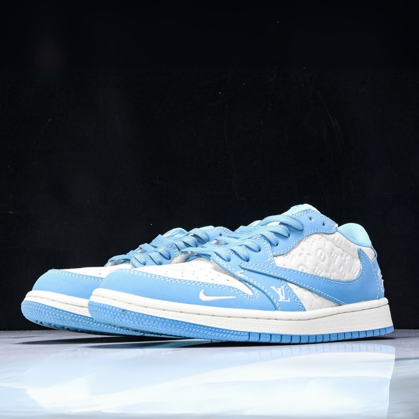 Sky Label LV Air Jordan 1