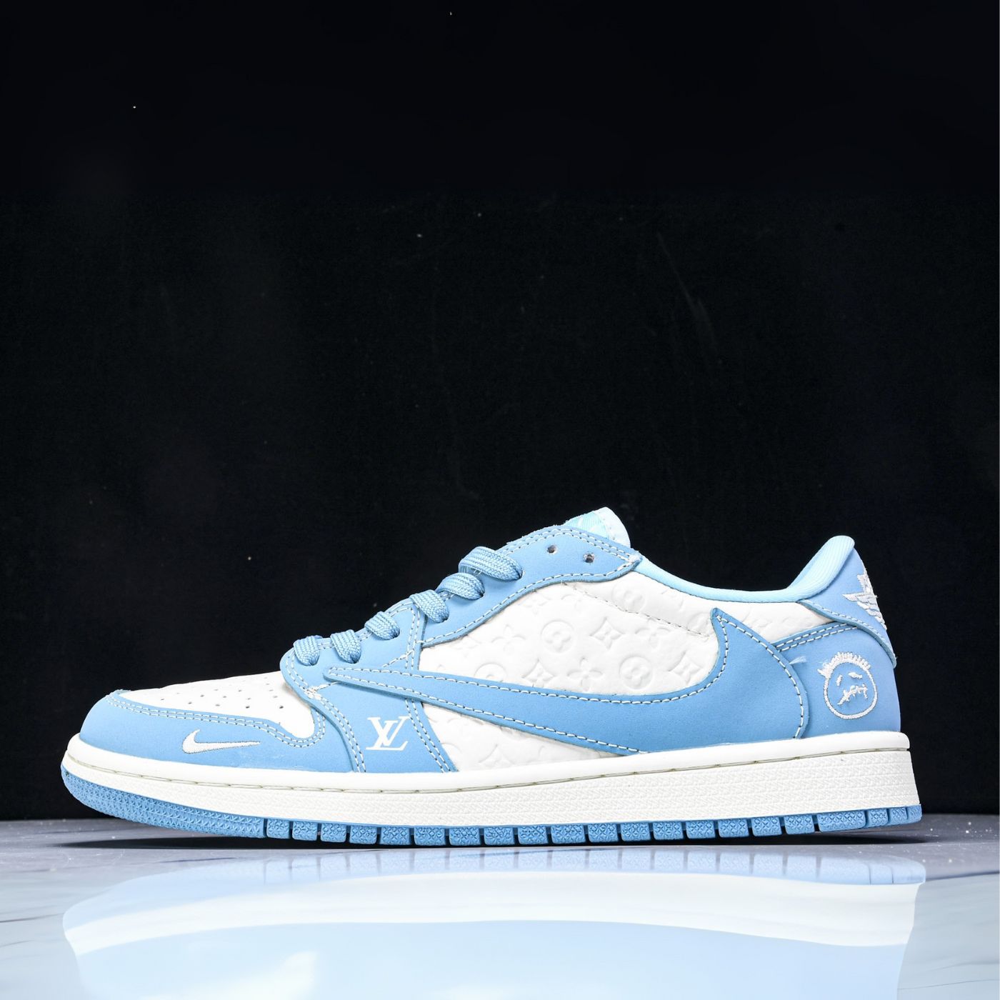 Sky Label LV Air Jordan 1