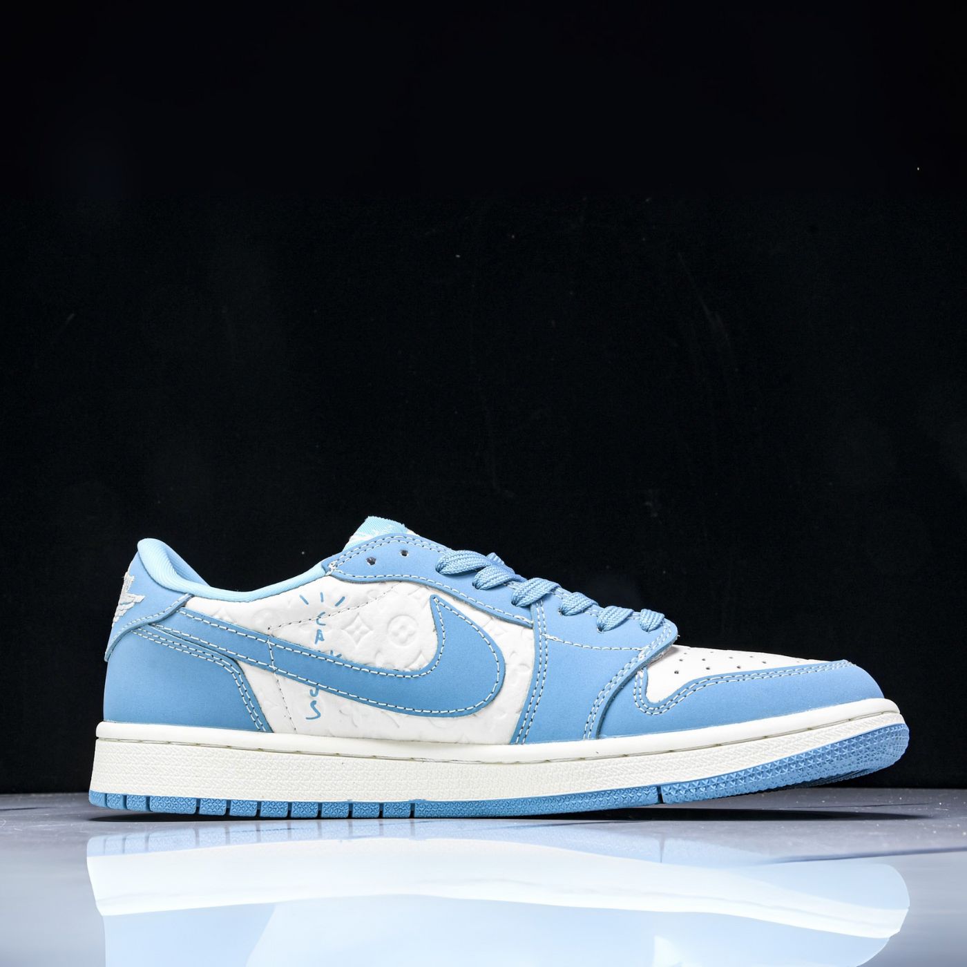 Sky Label LV Air Jordan 1