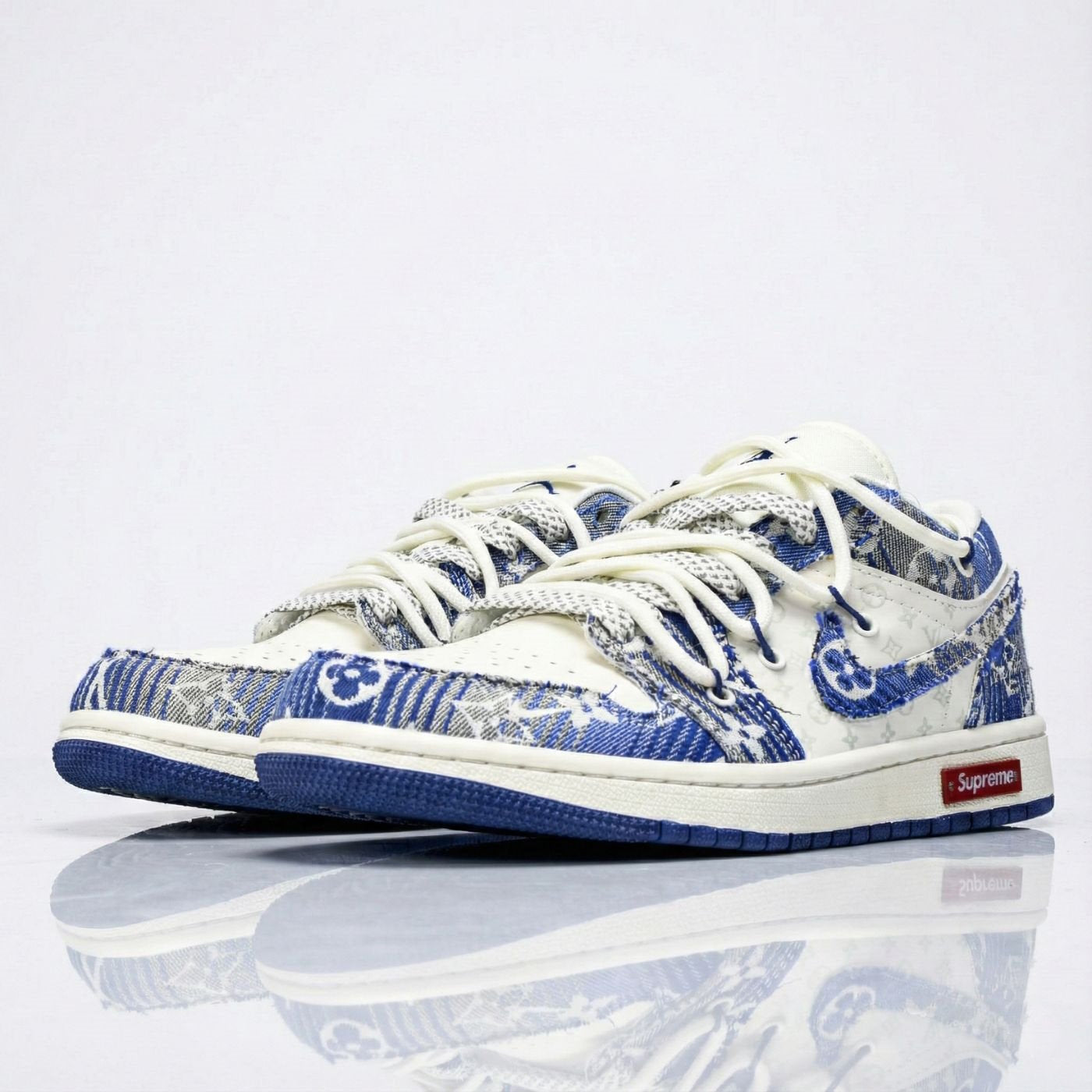 Indigo Stitch LV Air Jordan 1