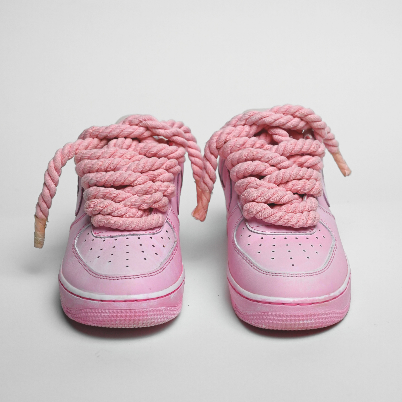 Dyed Pink Rope Air Force 1