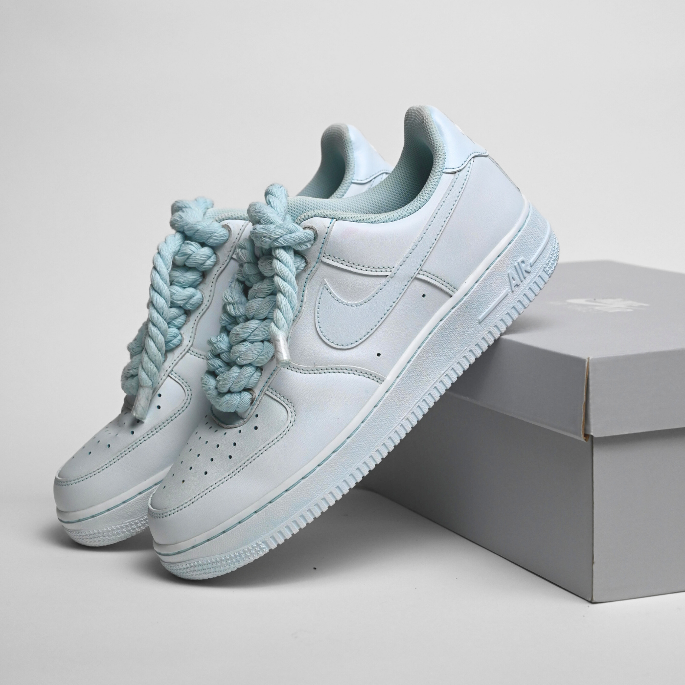 Dyed Blue Rope Air Force 1