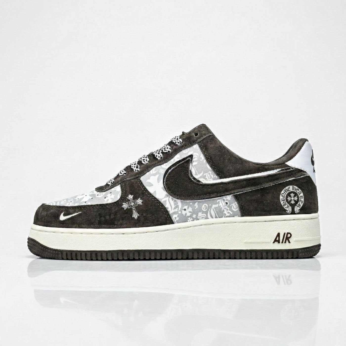 Chrome Hearts Suede Air Force 1