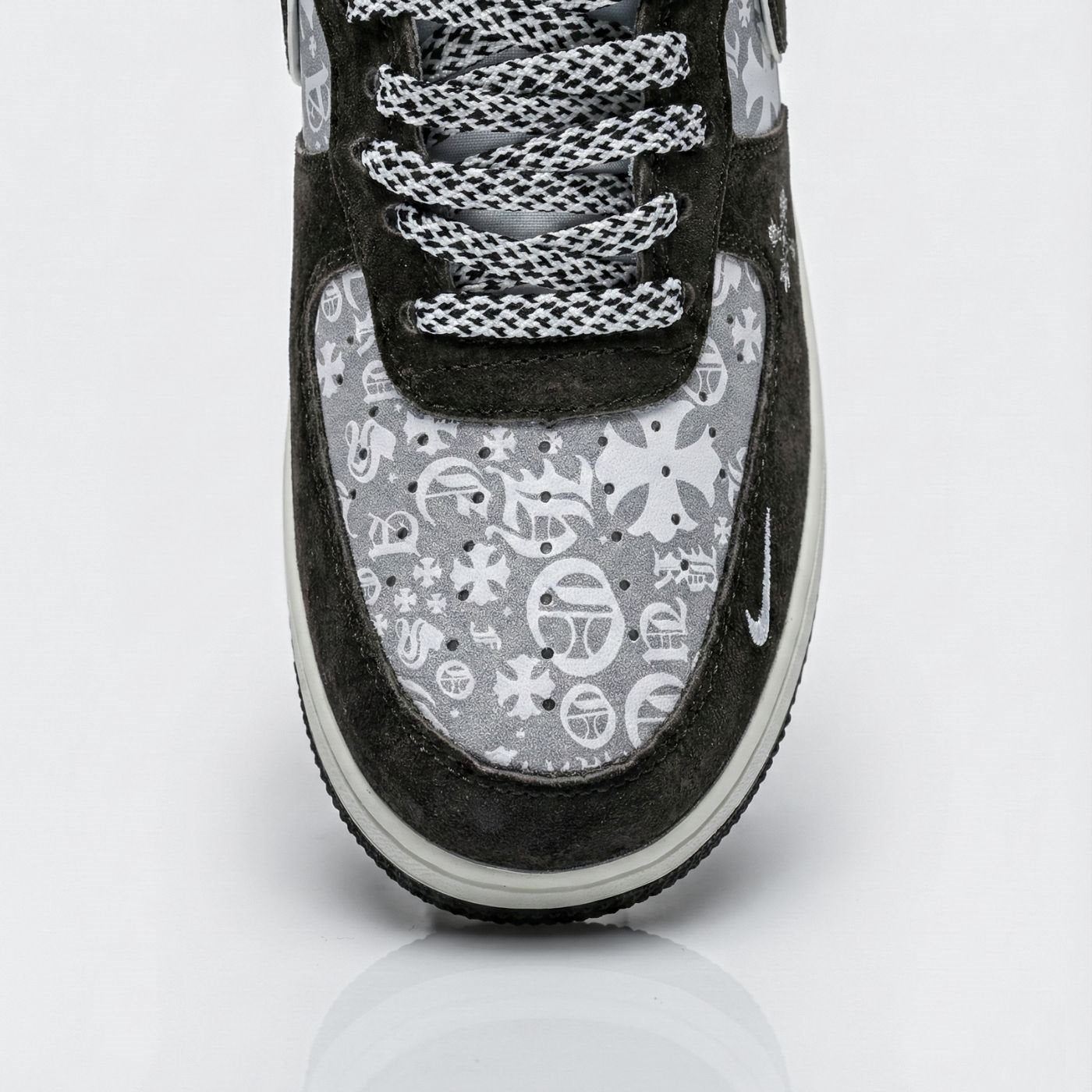 Chrome Hearts Suede Air Force 1