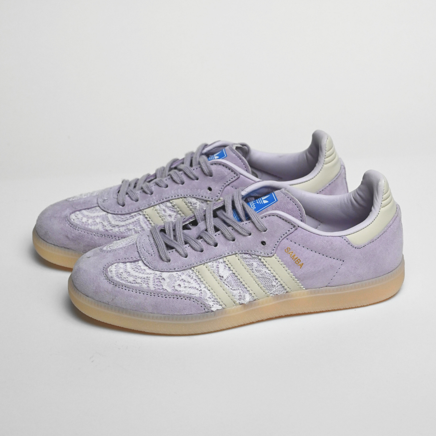 Flower Lace Lavender Adidas Samba