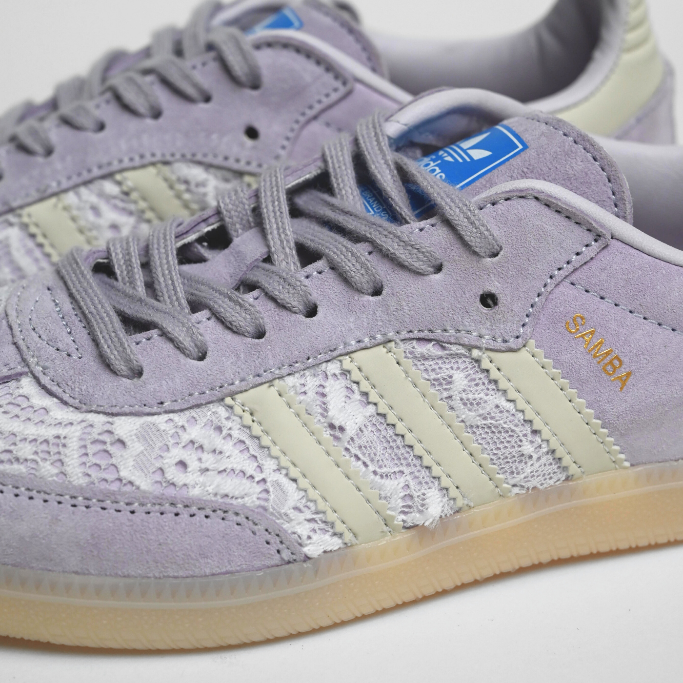 Flower Lace Lavender Adidas Samba