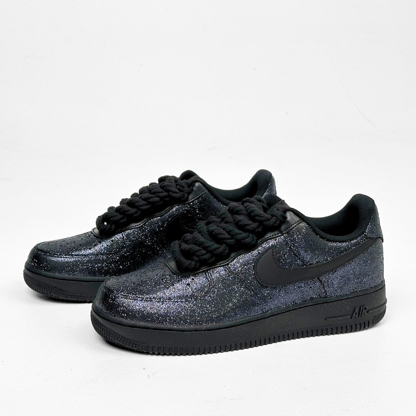 Black Glitter Air Force 1