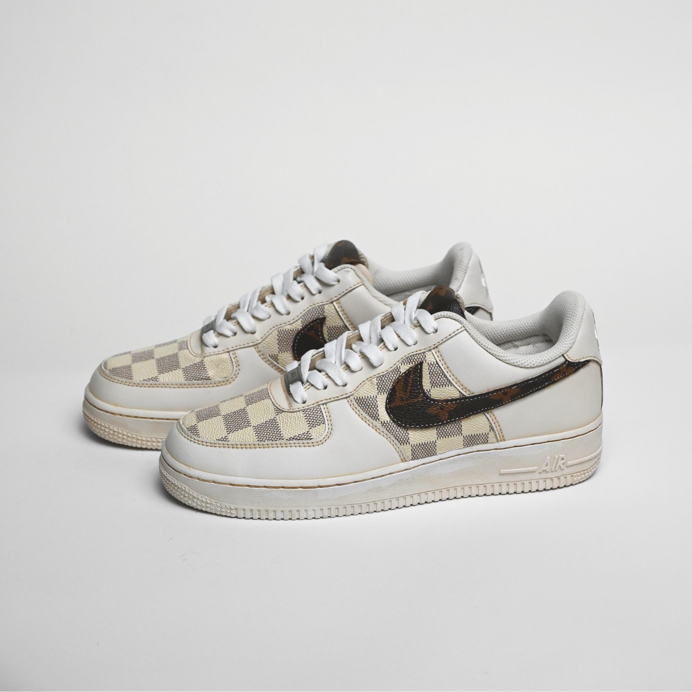 Fabric Air Force Ones Air Force Lace Covering Custom Converse Ltd