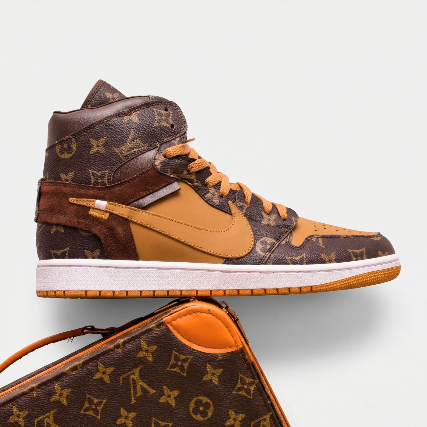 New Off-Louis LV Air Jordan 1