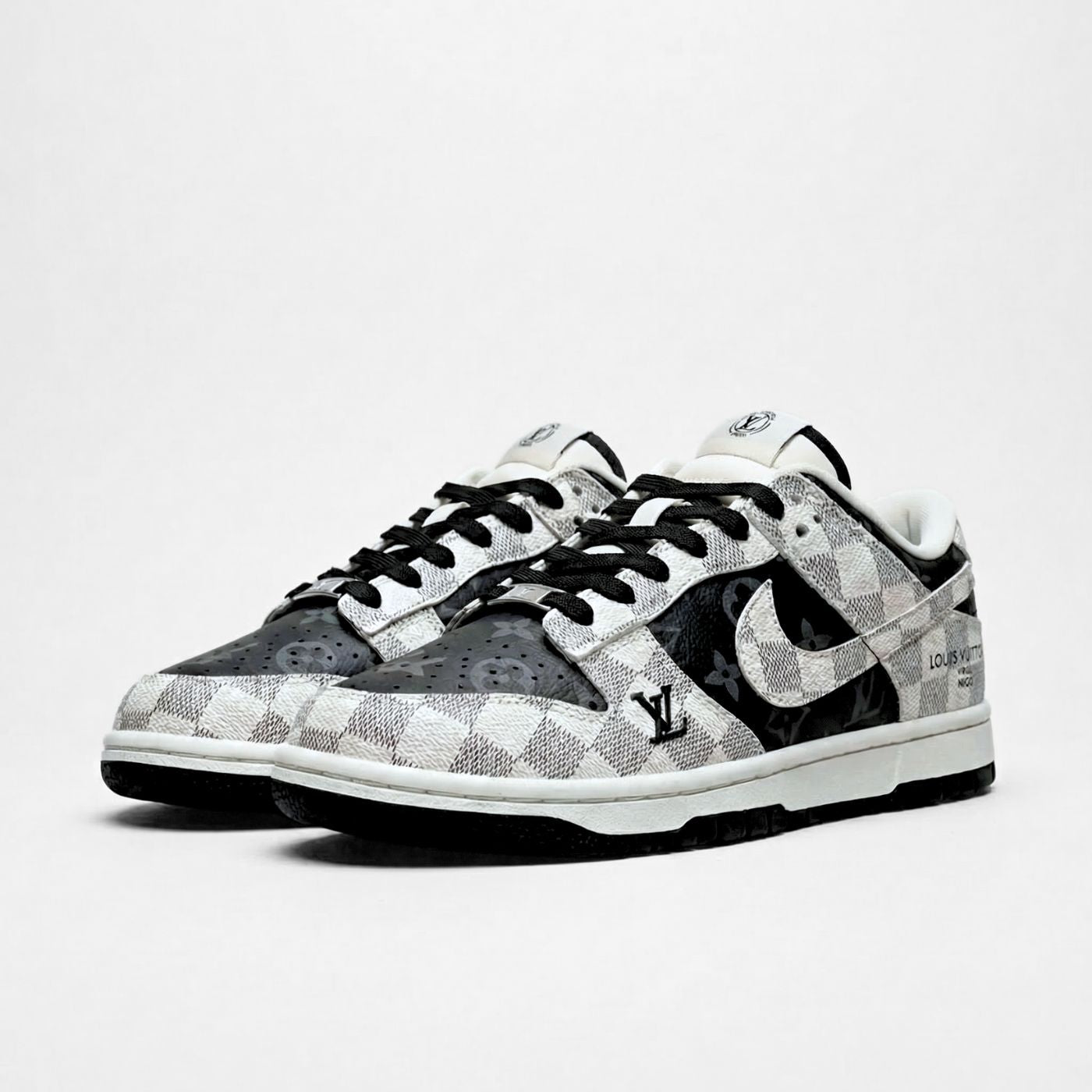 Royal Black LV Dunks Low