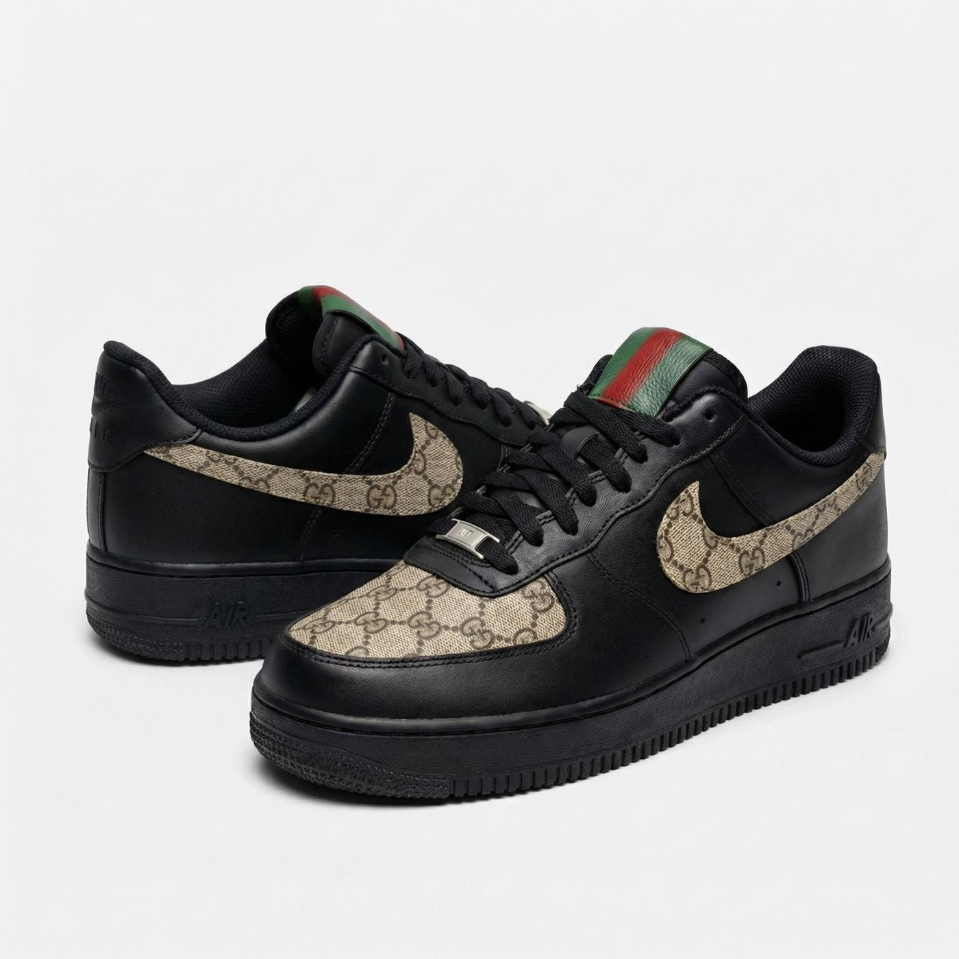 GG Classic Black Air Force 1