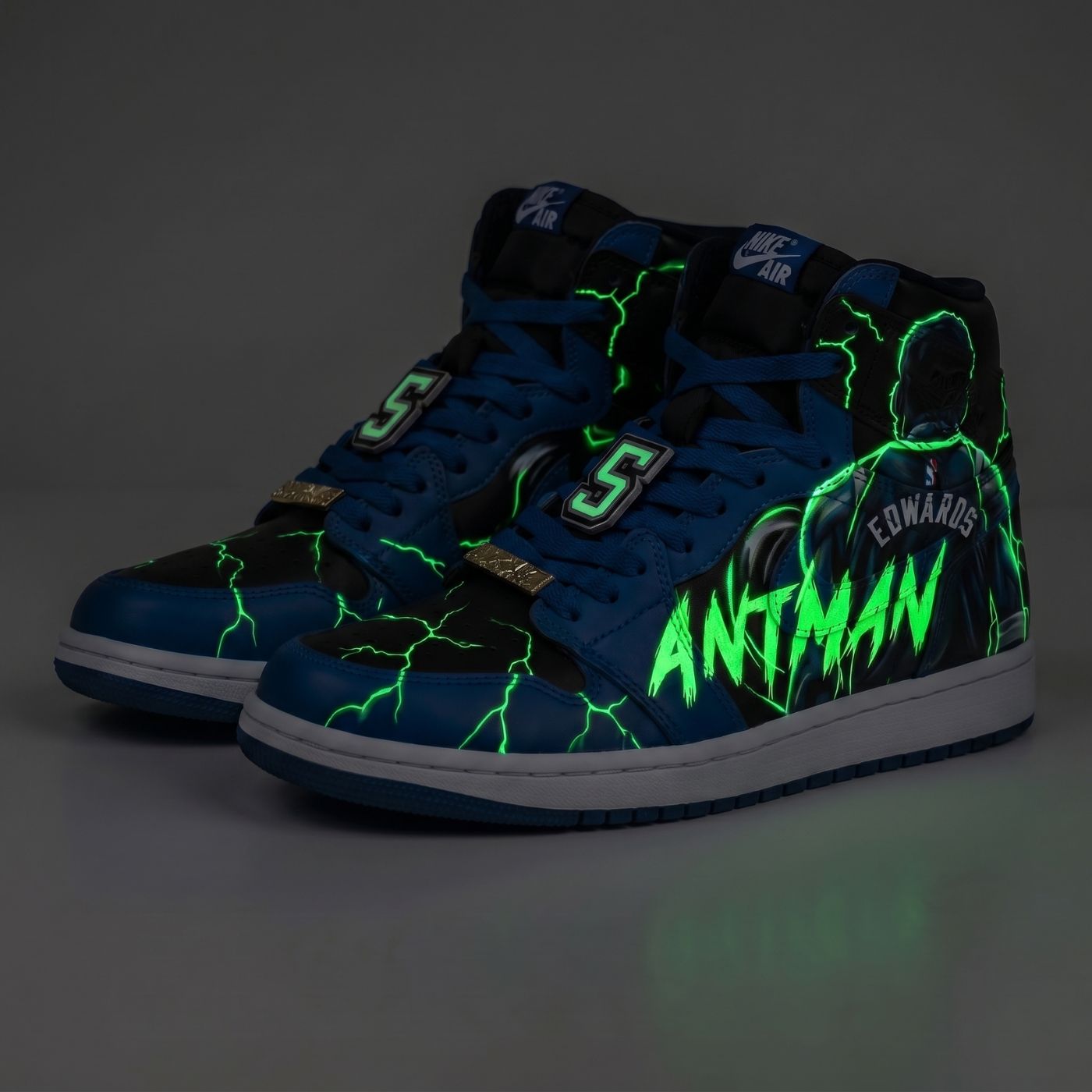 Edwards “Antman” NBA Custom Jordan 1 High