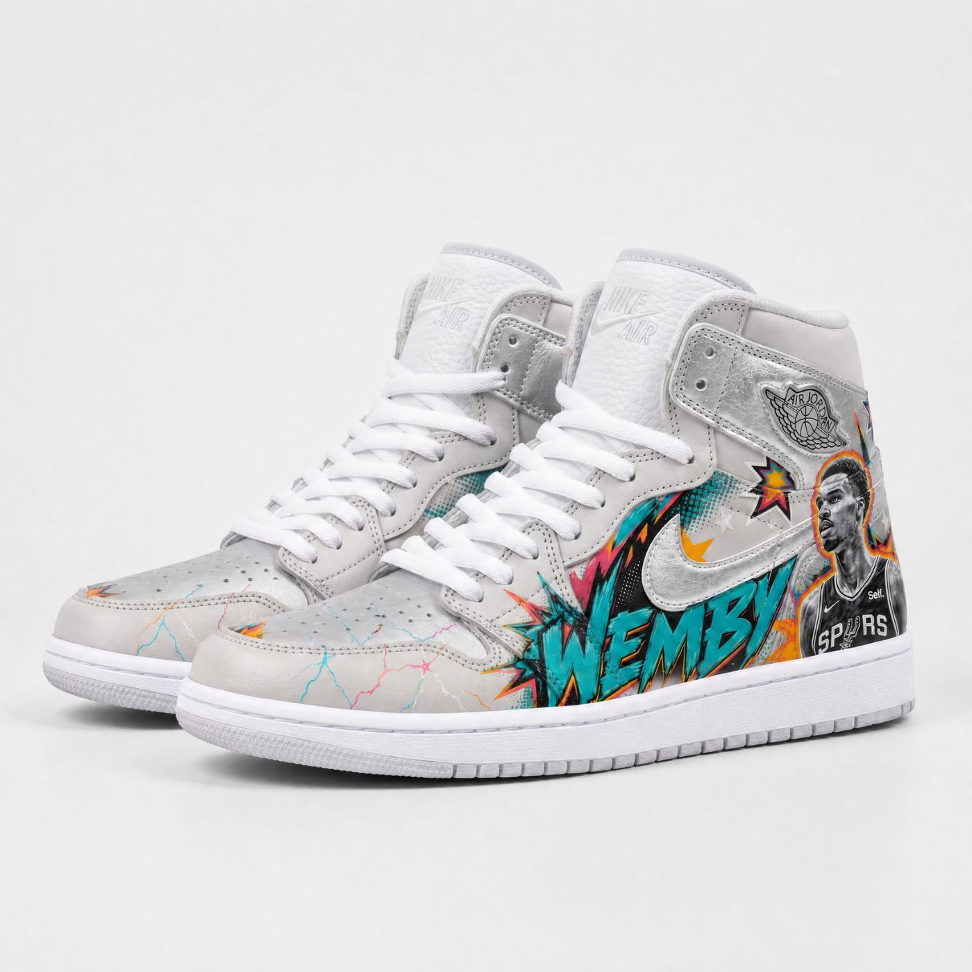 "Wemby" NBA Custom Jordan 1 High