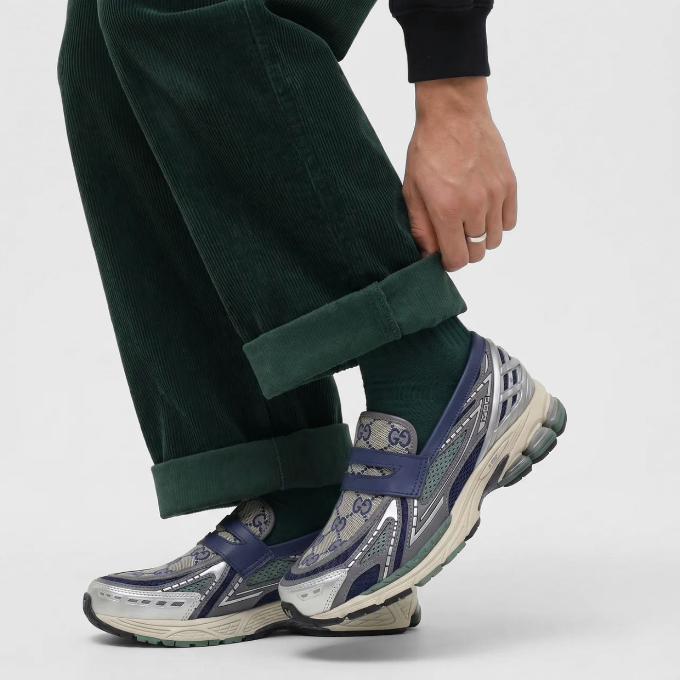 Dark Navy GG New Balance 1906L Loafers